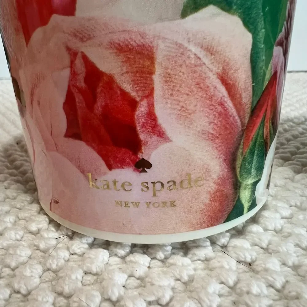 2 Kate Spade New York Bridesmaid Blushing Floral Tumbler set of 2 -24 oz Cups
